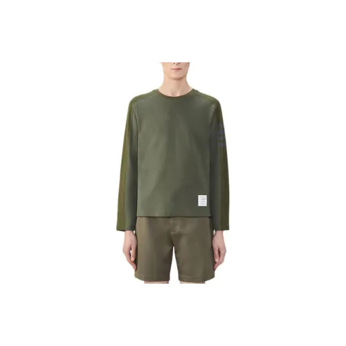 THOM BROWNE T-Shirts Men Dark Green