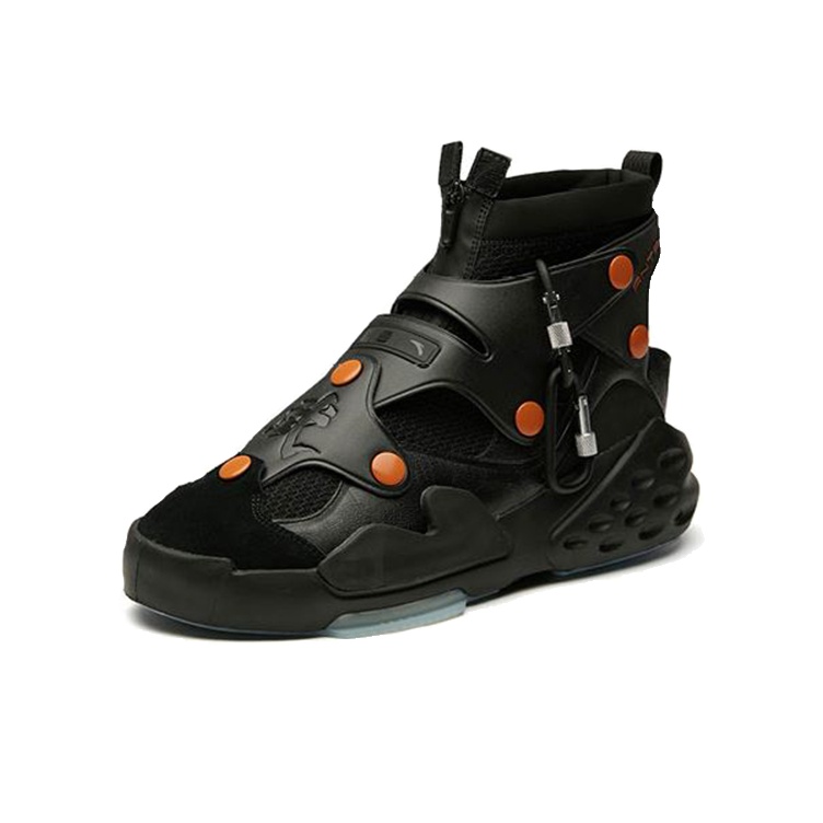 ANTA Bastard Casual Shoes Men High Top Black/Bronze/Oxygen ANTA Bastard Casual Shoes Men High Top Black/Bronze/Oxygen