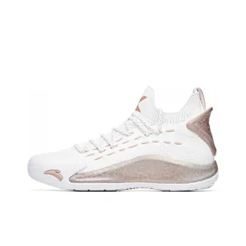 Anta KT5 KT Low Anti Slip Wear Resistant Low Top Basketball Shoes Men's White
