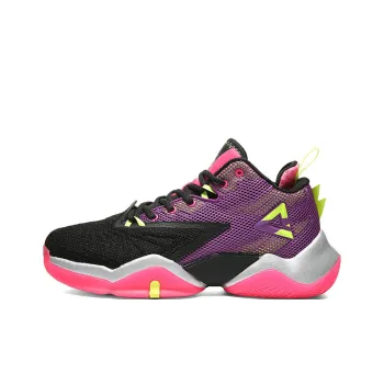 PEAK Tai Ji1.0 Basketball Shoes Men Mid Top Violet