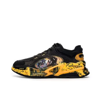 Anta Millennium 3.0 Low Top Running Shoes Men's Black Yellow