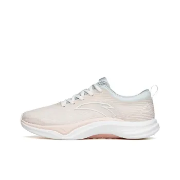 ANTA Four Generations Of Hydrogen Running Shoes Women's Low Top White Pale Pink/White Gray Green