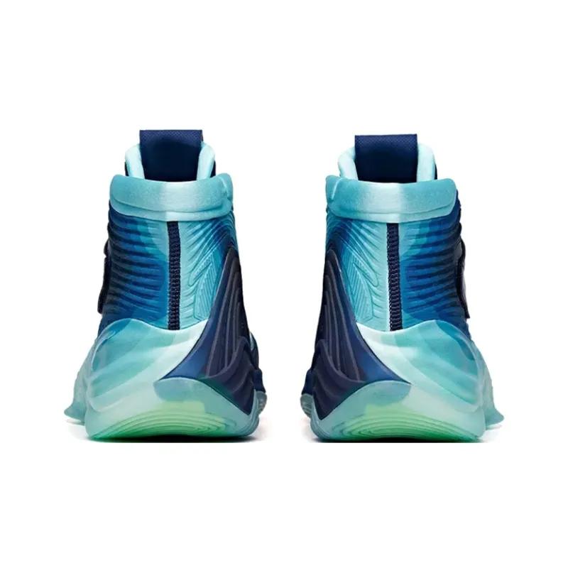 Anta KT6 KT 'Water Rhyme' Slip-Resistant Cushioning Wear-Resistant High-Top Performance Basketball Shoes Blue-3