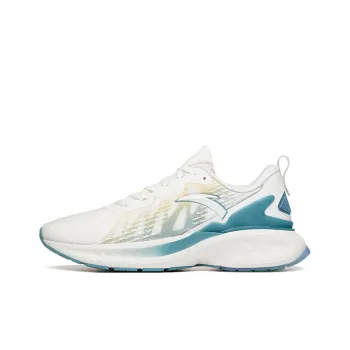 Anta Tron 1.5 Big Data Cushioning Anti Slip And Wear Resistant Low Top Running Shoes White Blue