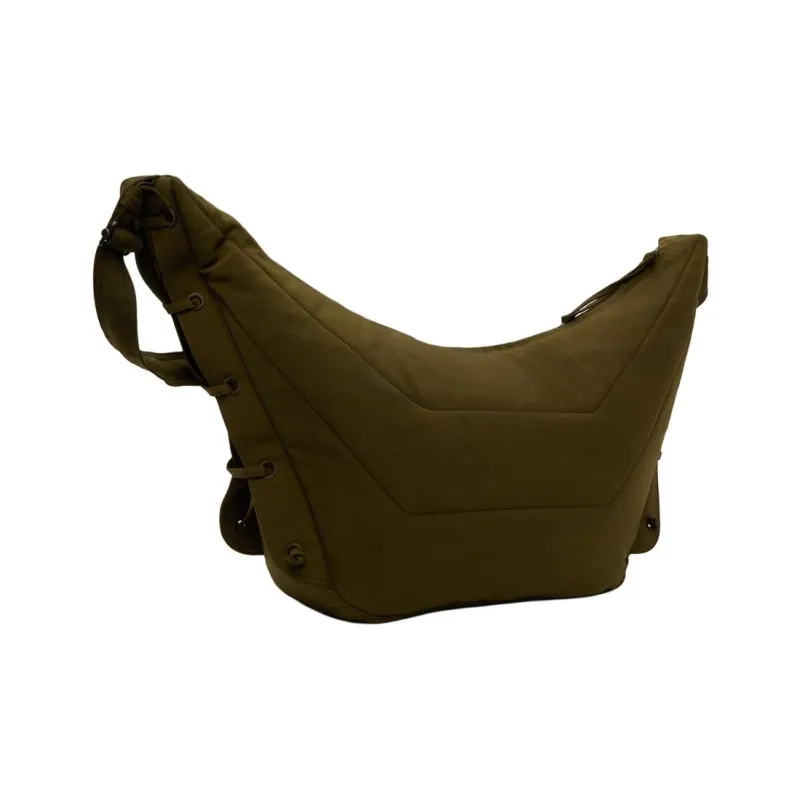 Lemaire Nylon Canvas Handbag, Shoulder Bag Men's Khaki Green-2