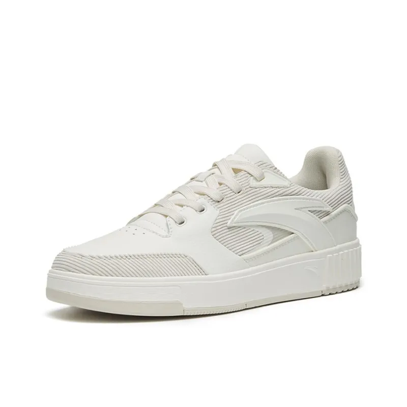 Anta 982 Low-Top Skateboard Shoes Men's White Gray-2