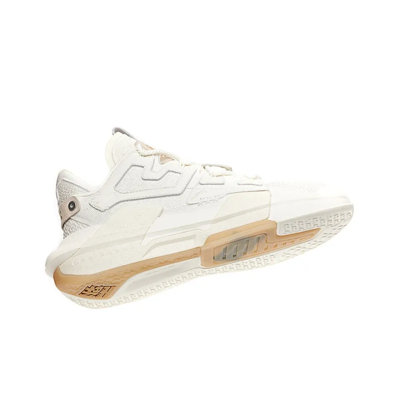 Anta Bastard Slip Resistant Cushioning Wear Resistant Lightweight Low Top Skateboard Shoes Men's White-3