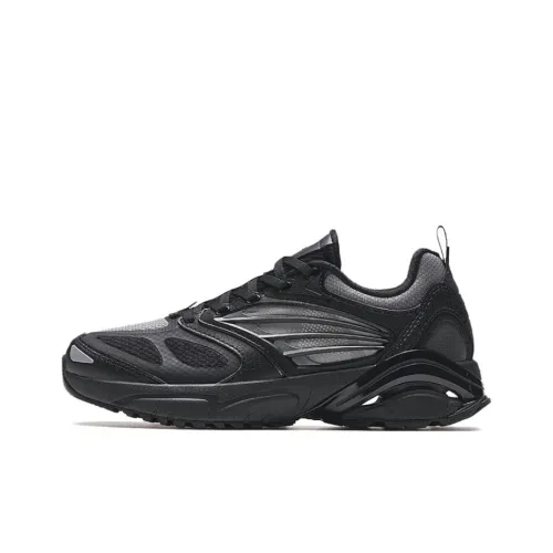 ANTA Millennials Chunky Sneakers Men Low-Top Black