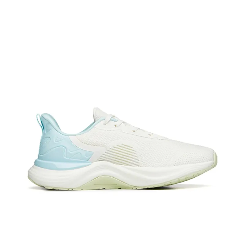 Anta 2.5 Cushioning, Abrasion Resistant, Breathable, Lightweight Low Top Running Shoes Women's White Green Blue-1