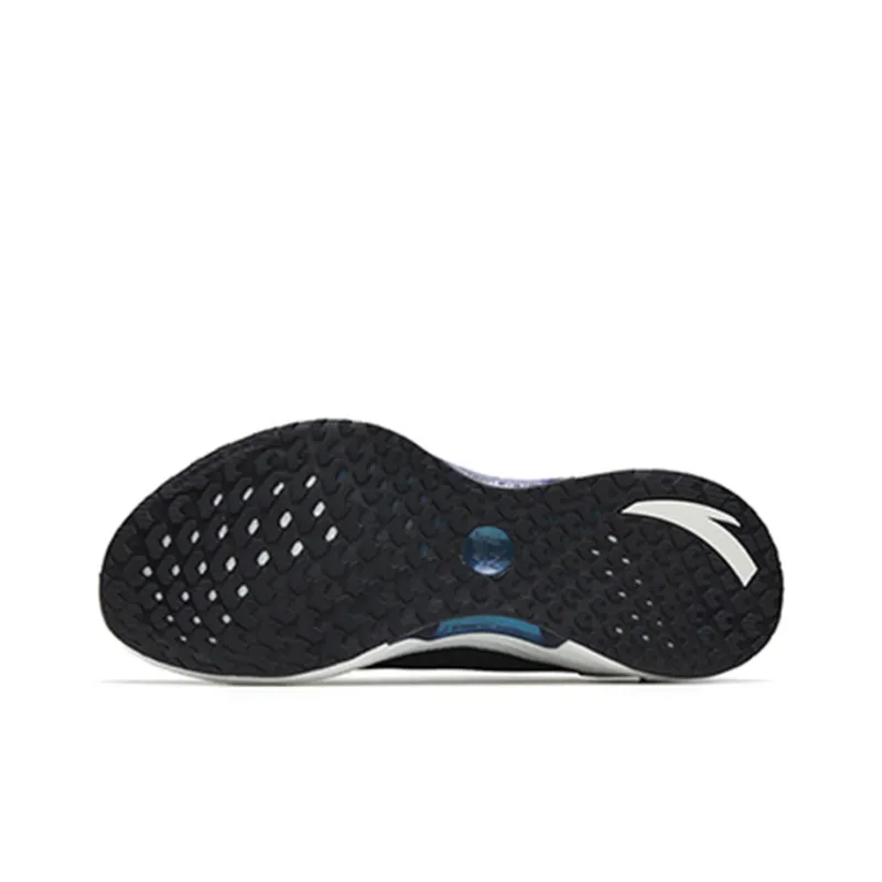 Anta Gen 3.0 Cushioning Anti Slip Wear Resistant Breathability Low Top Running Shoes Men's Black White-4