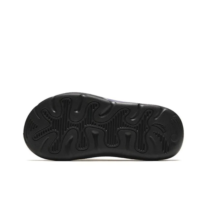 Anta C37 Series Quiet Abrasion Resistant Slide Slippers Women's Black Purple-4