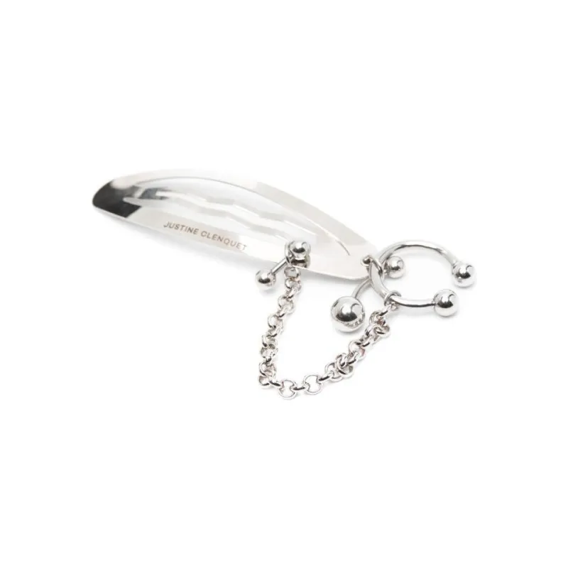 JUSTINE CLENQUET Holly Piercing-detailed Hair Clip-2