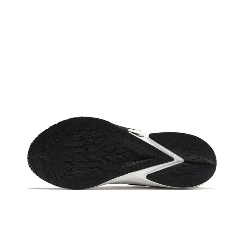 Anta Rocket 5.0 Cushioning Wear Resistant Mid Top Running Shoes Men's Black White-4