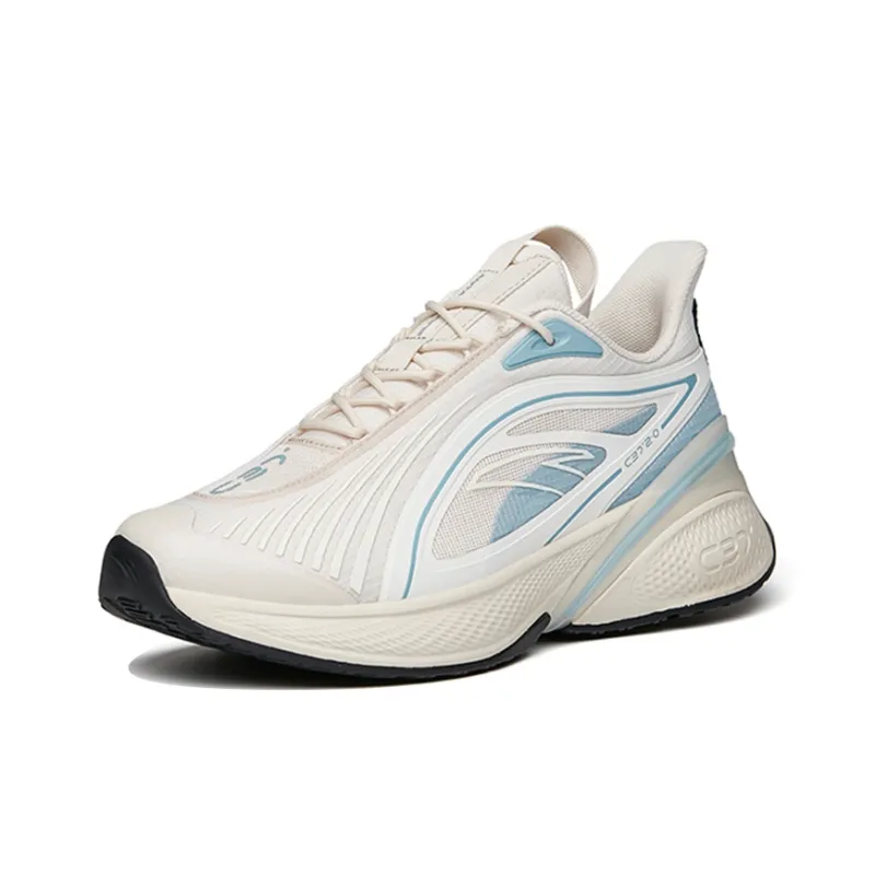 Anta C37 2.0 Cushioning Anti-Slip And Wear-Resistant Breathable Rebound Low-Top Running Shoes Men's Light Blue-2