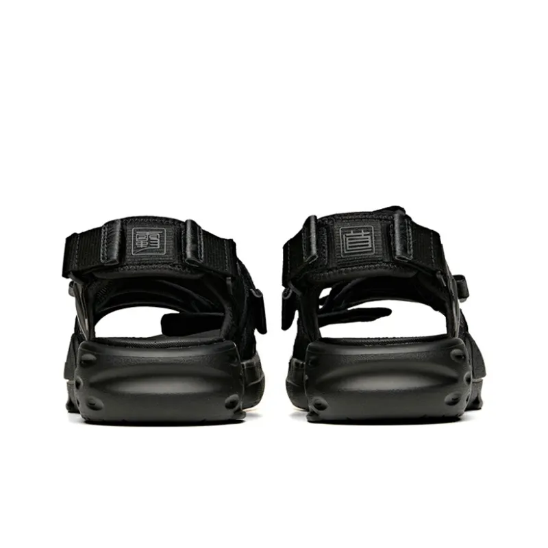 Anta C37 Series Beach Sandals Men's Black-3