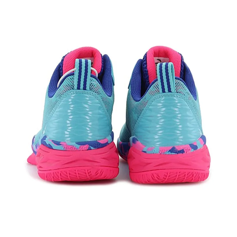 Anta Diamond Extreme Anti Slip Wear Resistant Low Top Basketball Shoes Men's Blue-4