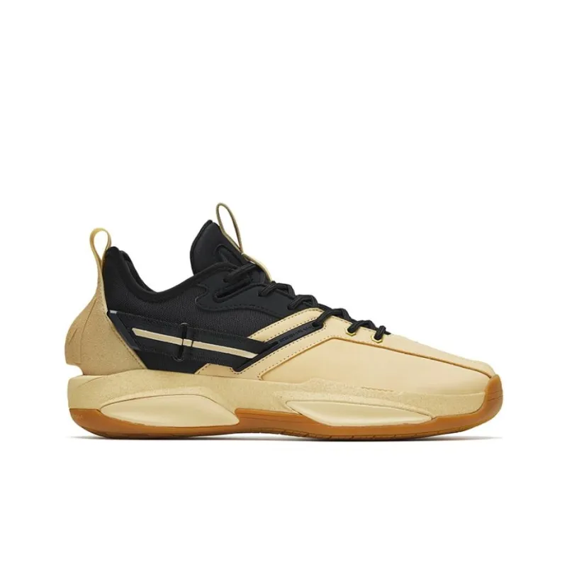 Anta GH3 German Shepherd Anti Slip Wear Resistant Low Top Basketball Shoes Men's Yellow Black-1