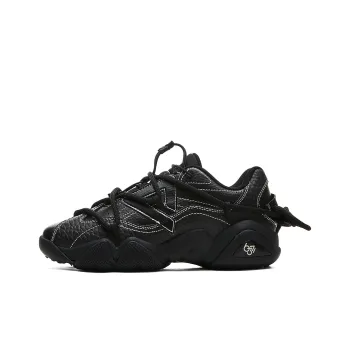 PEAK State Pole 6371 Low Top Casual Shoes Women's All Black