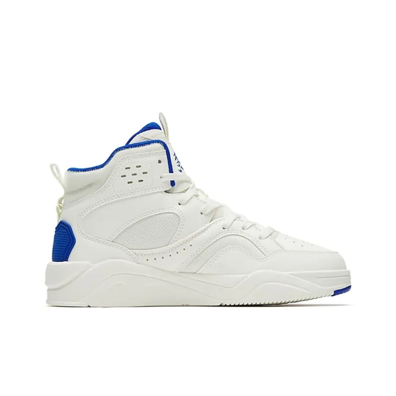 ANTA Lieyan3.0 Skateboard Shoes Women's High Top White Blue-1