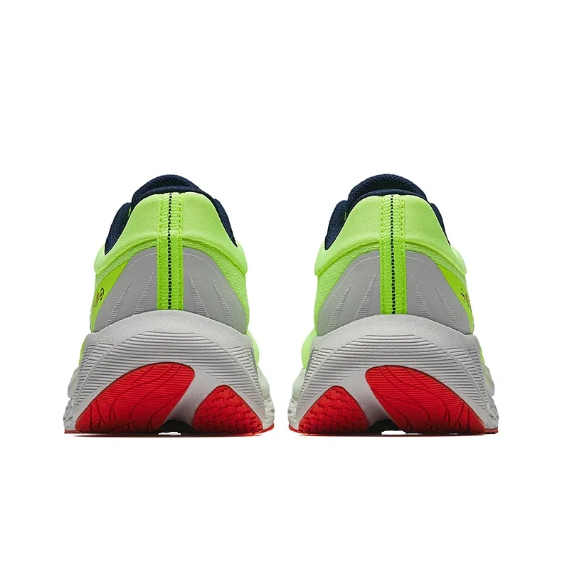 Anta Travel Step Low Top Running Shoes Men's Neon Frequency Green/Sand Grain Gray-3