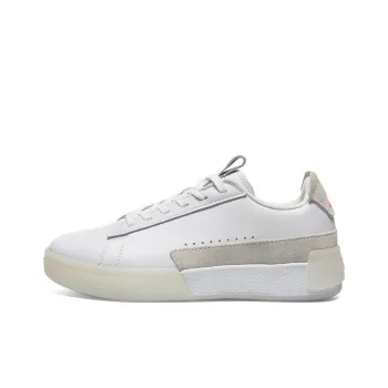 PEAK Yichun Taichi Durable Breathable Low Top Skateboard Shoes Women's White Gray