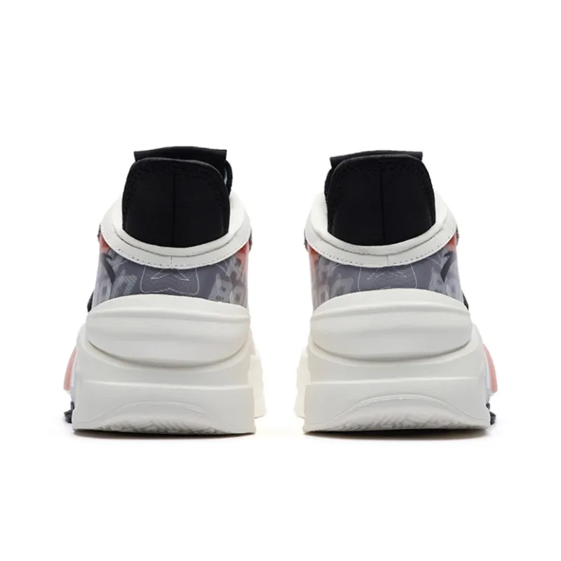 Anta Bastard 4 Low-Top Skateboard Shoes Men's Oatmeal Gray-3