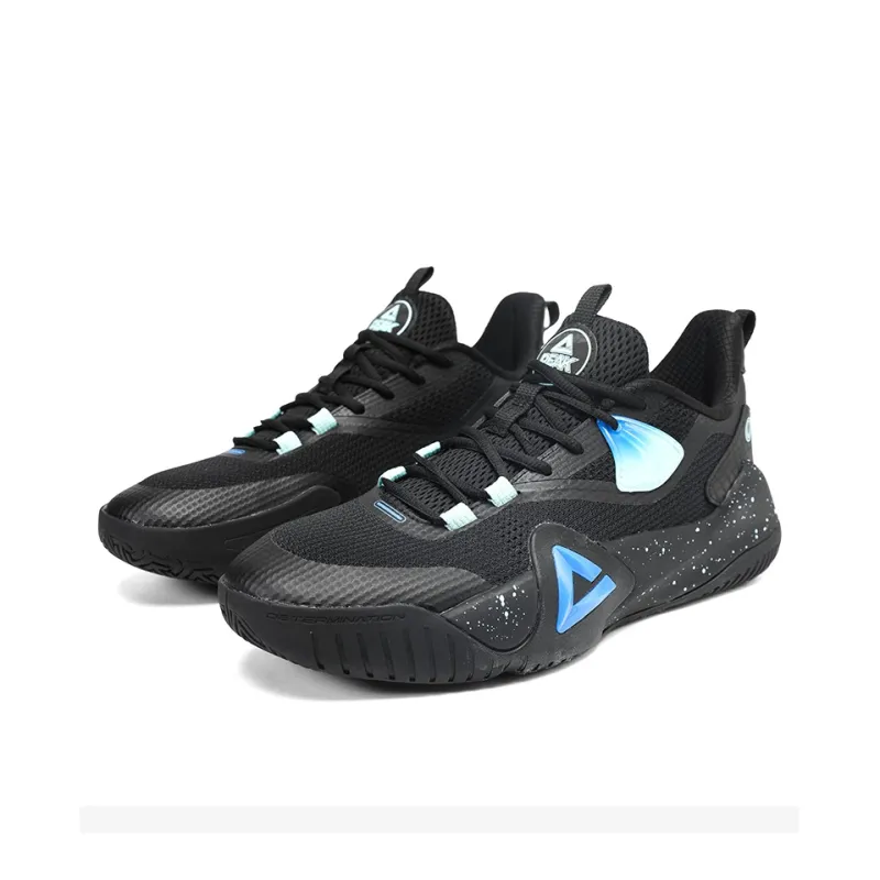 PEAK Sharp Marks Basketball Shoes Men Low Top Blue-3
