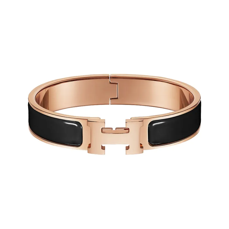 HERMES Clic H Bangles Unisex-0