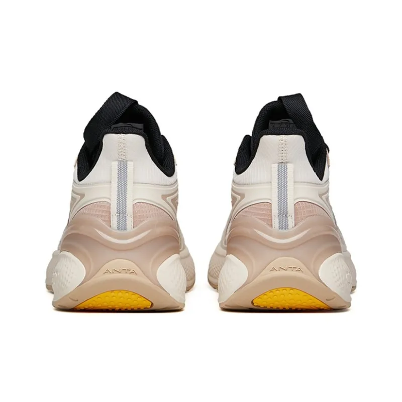 Anta C37 2.0 Anti-Slip Wear-Resistant Breathable Cushioning Coverage Low-Top Running Shoes Men's Apricot-4