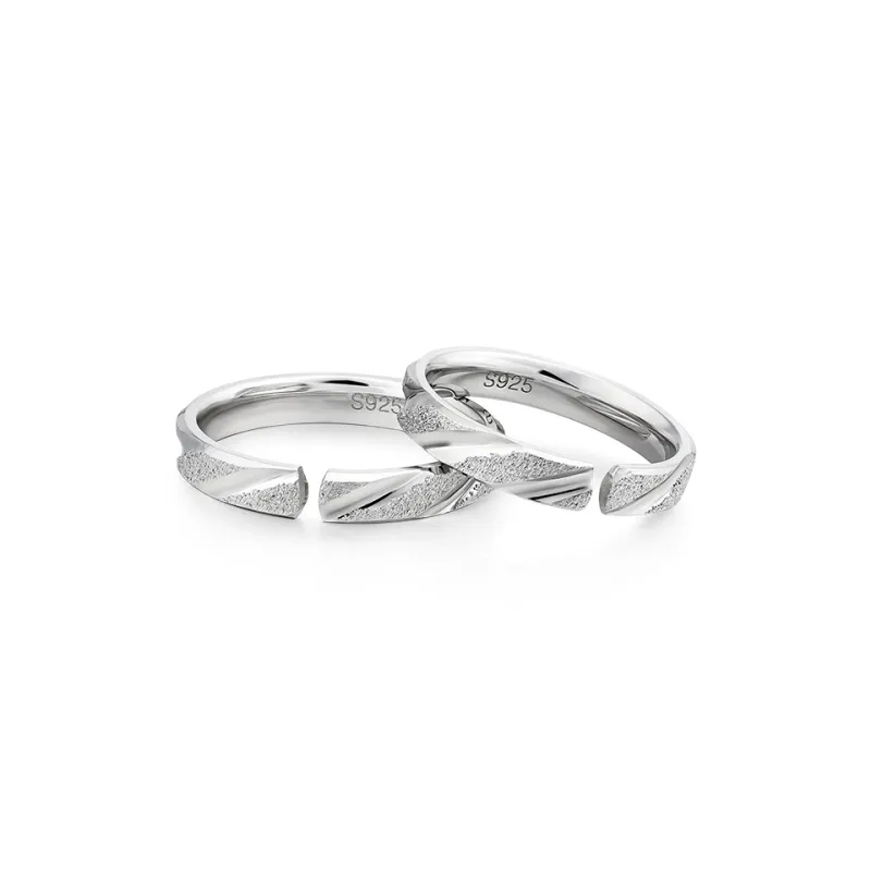 KADER S925 Silver Rings Unisex Silver White-1