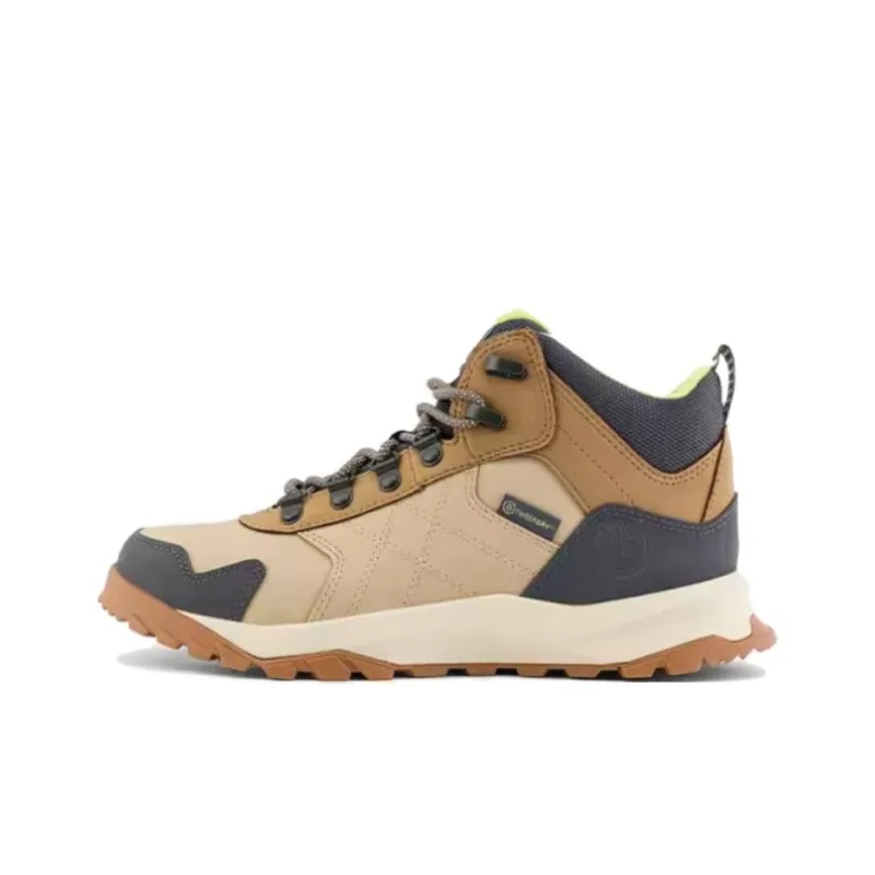 Timberland Greenstride Motion Anti Slip Wear Resistant Mid Top Trekking Shoes Women's Ecru-0