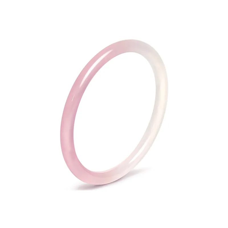 STYLEJING Chalcedony Jade Bangles Women's-25