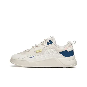 Anta Rubber Bullet Low Top Casual Shoes Women's Gray Blue