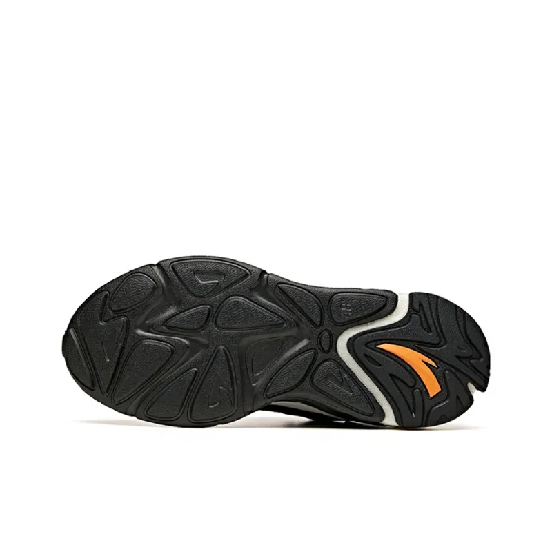 Anta Pulse Durable Breathable Low Top Skateboard Shoes Apocalypse Black-4
