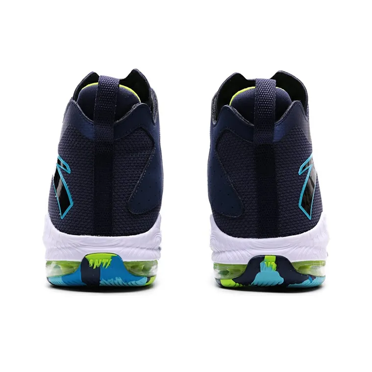 Anta The Shield 1 Cushioning, Slip Resistant, And Abrasion Resistant High Top Basketball Shoes Men's Blue-3