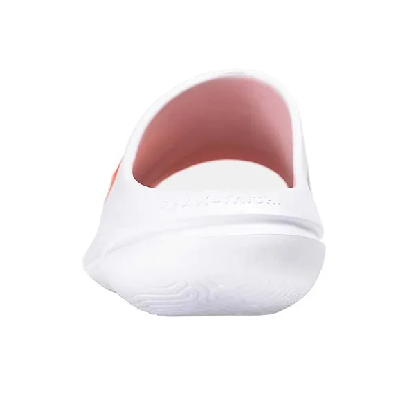 PEAK Statistic Sandals Rubber Sole Graffiti Slide Slippers Men's White Orange-4