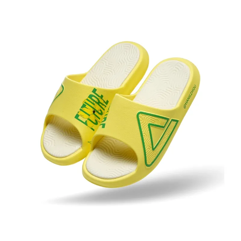 PEAK Statistic Sandals Slide Slippers Unisex Laurel Yellow-2