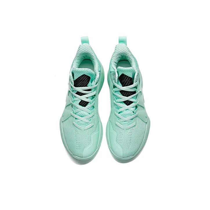 Anta Mountain 1 Anti-Slip Wear-Resistant Low-Top Basketball Shoes Porcelain Green-2
