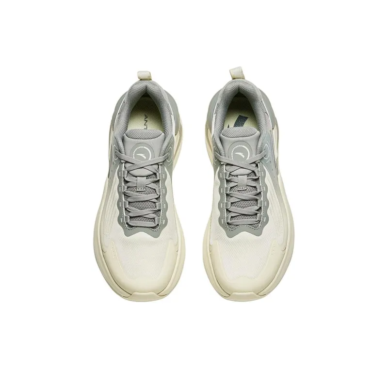 Anta C37+ Cushioning Rebound Low-Top Running Shoes Men's Beige Gray-2