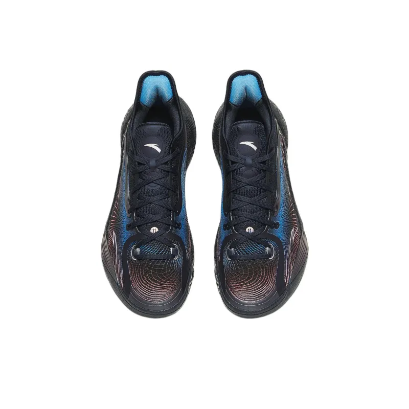 Anta 3 Point Rain 2 Cushioned Slip Resistant Low Top Basketball Shoes Men's Midnight Blue-3