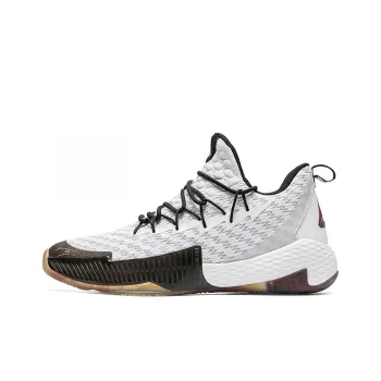 PEAK Lu Wei Lightning Cushioning Anti Slip And Wear Resistant Low Top Performance Basketball Shoes Men's White