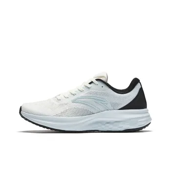 Anta LingFeng Cushioned Wear-Resistant Breathable Low-Top Casual Running Shoes Men's White Blue