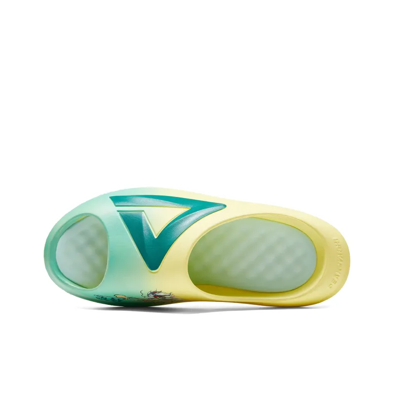 PEAK Very Small Fat Drag Slide Slippers Men's Green-3