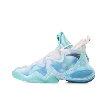 Anta Star Free Cushioning Anti Slip And Wear Resistant High Top Basketball Shoes Men's Lake Blue