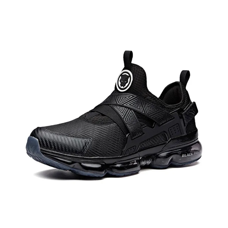 MANWEI x Anta Anti Slip Wear Resistant Breathable Lightweight Low Top Running Shoes Men's Black-2