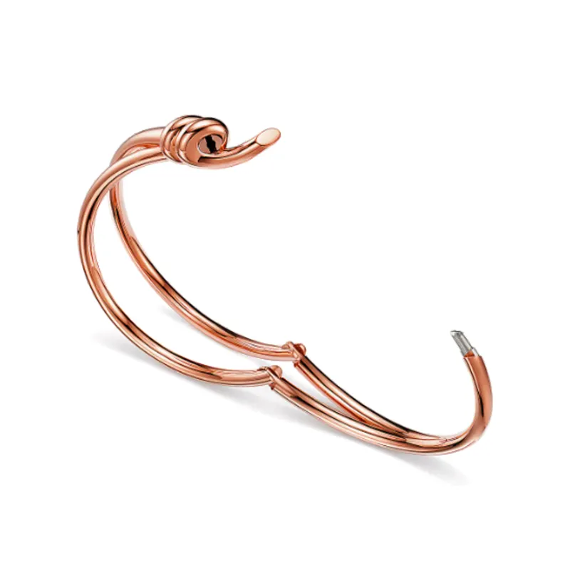 TIFFANY & CO. 18K Rose Gold Bangles Women's-3