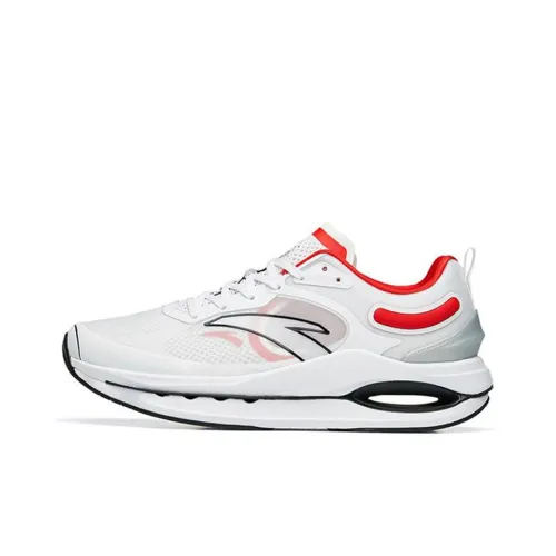 ANTA Star Ring 1.0 Running Shoes Men Low-Top ANTA White/Fluorescent Laser Red