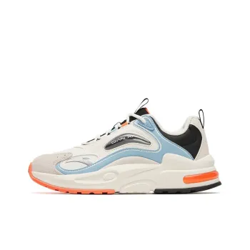 ANTA Millennium 5.0 Casual Shoes Women's Low Top Ivory White/Black/Waterfall Blue/Mud Gray