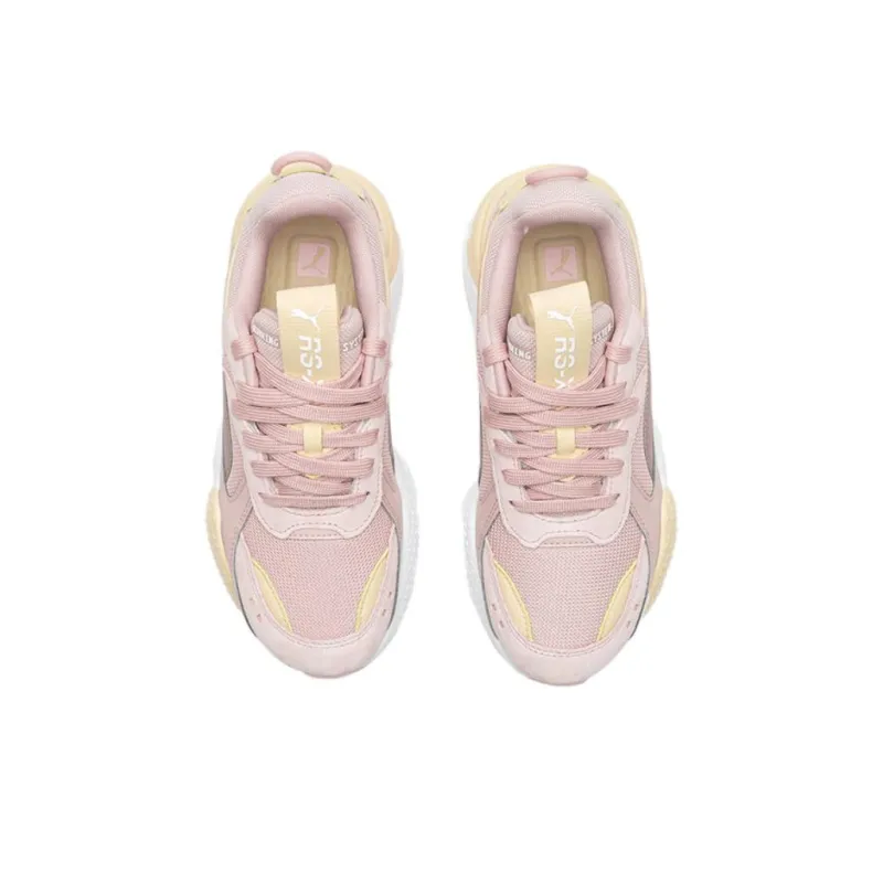 PUMA RS X Anti Slip Wear Resistant Low Top Kids Lifestyle Shoes Rose Gold Teenagers-2