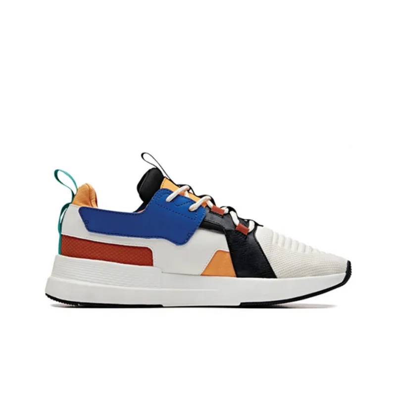 Anta Magic Cube Low Top Running Shoes Men's White Orange Black-1